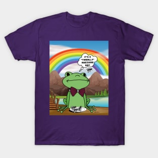 It'a a totally awesome day, frog T-Shirt